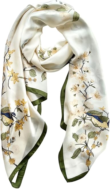 vintage bird and floral pattern.
